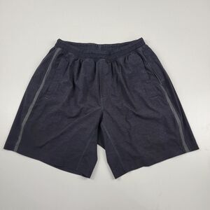 Lululemon Athletica Pace Breaker Lined Shorts Dark Gray Men's Size XL Running